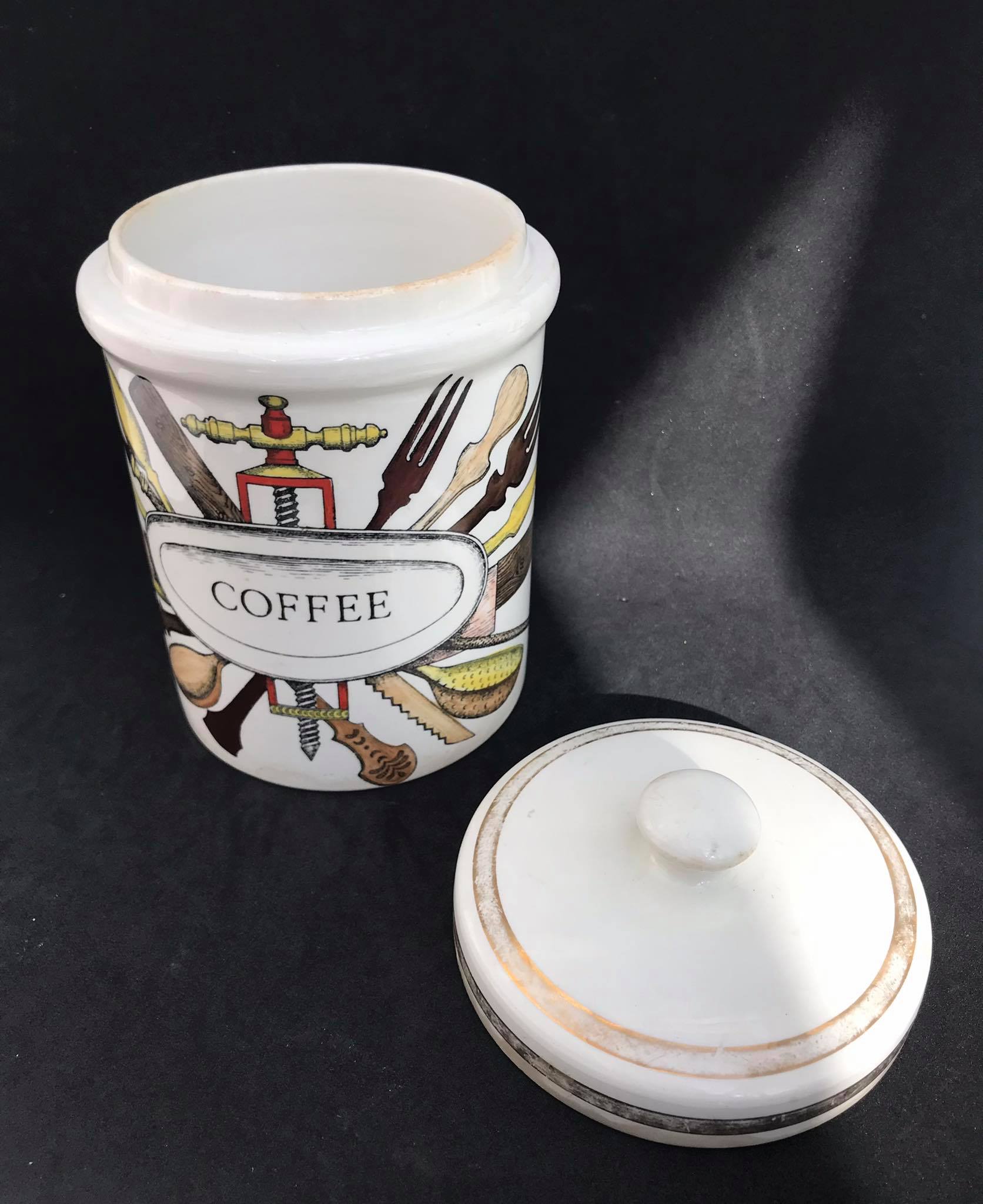Fornasetti coffee jar