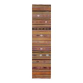 Vintage Turkish hallway rug 68x268 cm