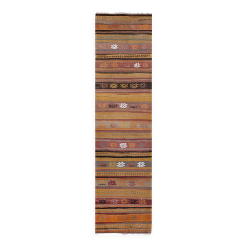 Tapis de couloir turc vintage 68x268 cm