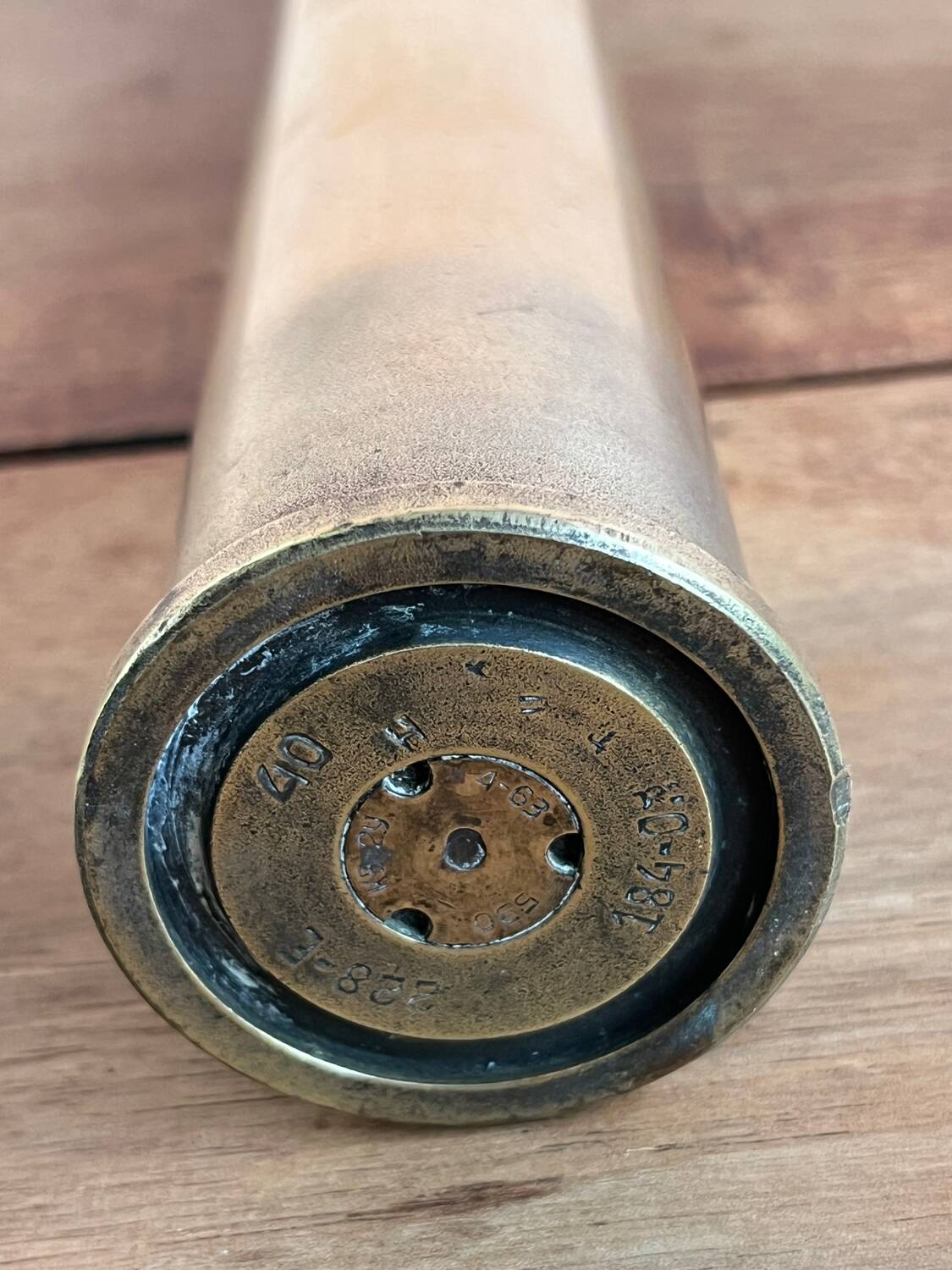 Soliflore vase in brass or bronze