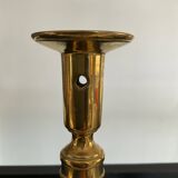 Pair of old bronze candlesticks