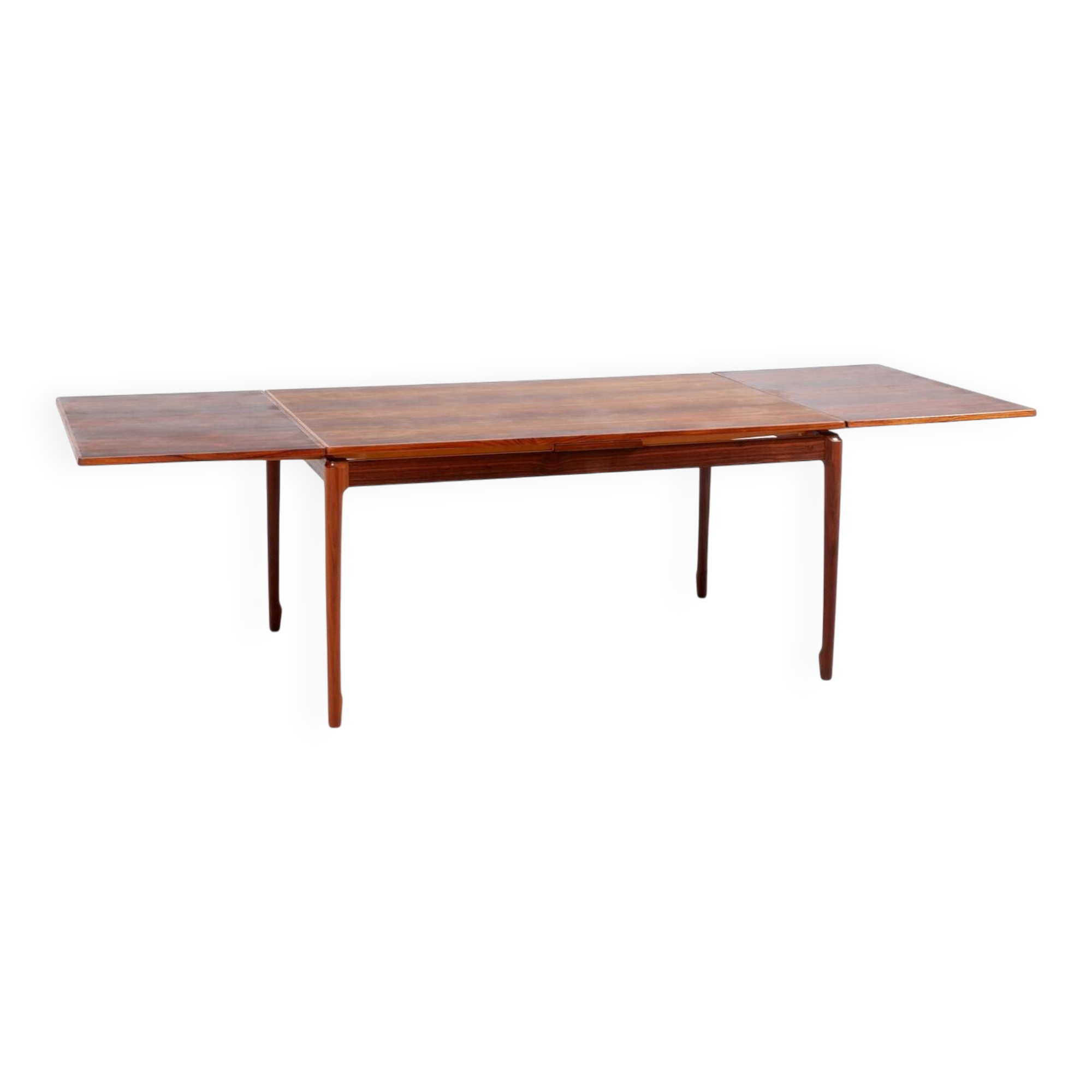 Grande table à manger extensible en palissandre brésilien par H. Sigh & Son