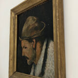 Portrait of a signed man