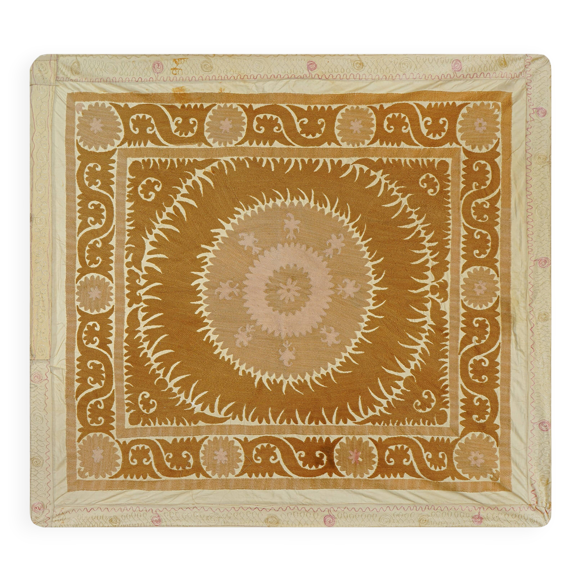 Tapis turc vintage noué à la main