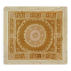 Hand-knotted rug, vintage Turkish rug 107x120 cm