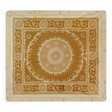 Hand-knotted rug, vintage Turkish rug 107x120 cm