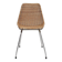 Mid-century rattan and metal dining chair, The Netherlands 1960's
