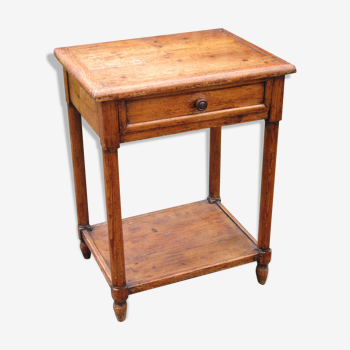 Table rustique avec tiroir