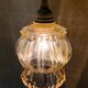 Moulded glass suspension globe - mid 20th century