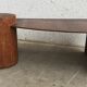 Corten steel coffee table