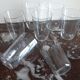 Lot of 7 glasses and 2 carafes