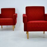 Paire de fauteuils des années 1950, Tchécoslovaquie