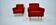 1950s pair of armchairs, Czechoslovakia