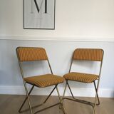 Pair of vintage lafuma chairs