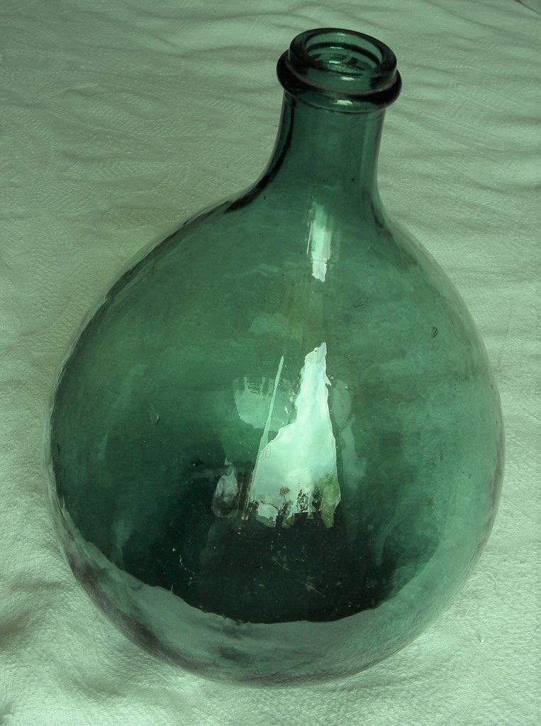 Demijohn green bubbles 6 l