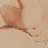 Jean Auguste Vyboud - Deux études de vie nue