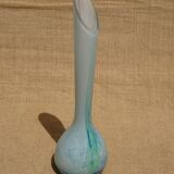 Vintage multilayer glass soliflore vase La Rochère