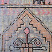 Tapis de couloir vintage bleu clair