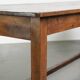 French antique farmhouse dining table from the 19th century of pine wood