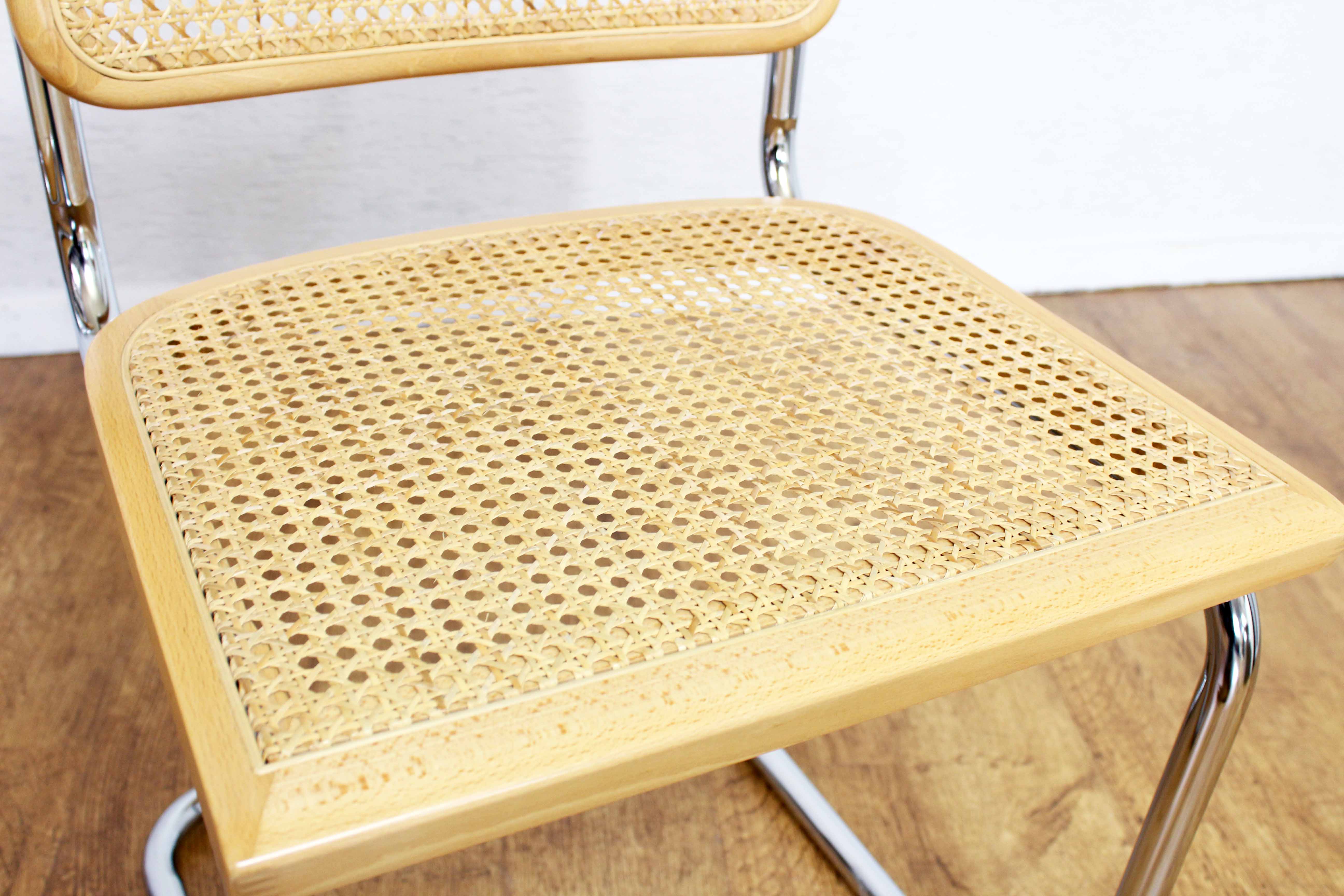 Pair of chairs Breuer B32 70s Italy