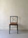 Metal and cognac leather chair, Arrben Italy design 1970