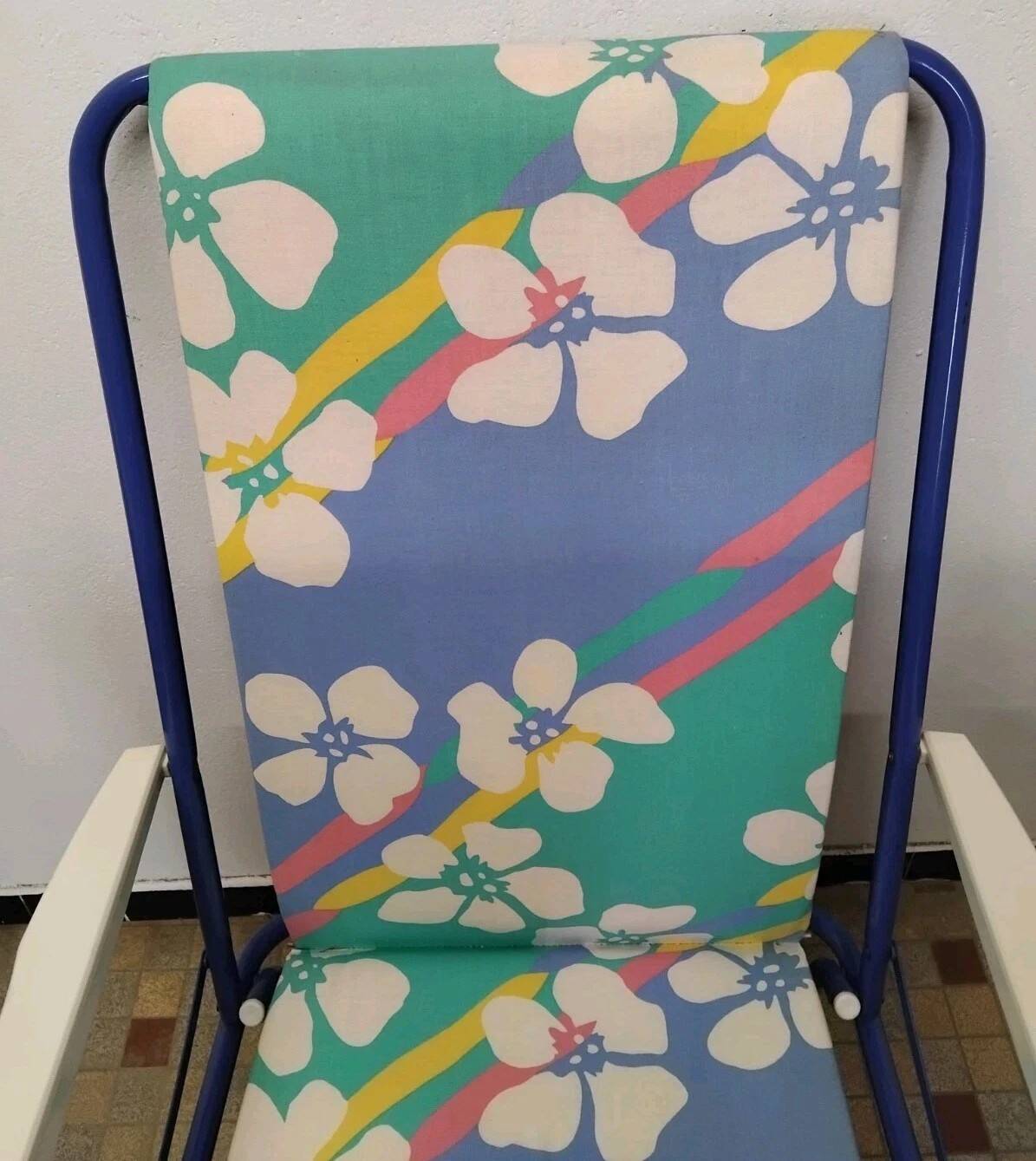 Pair of Vintage Lafuma Folding Camping Chairs