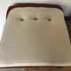 Space-age armchair shell smooth velvet brown - vintage 1970
