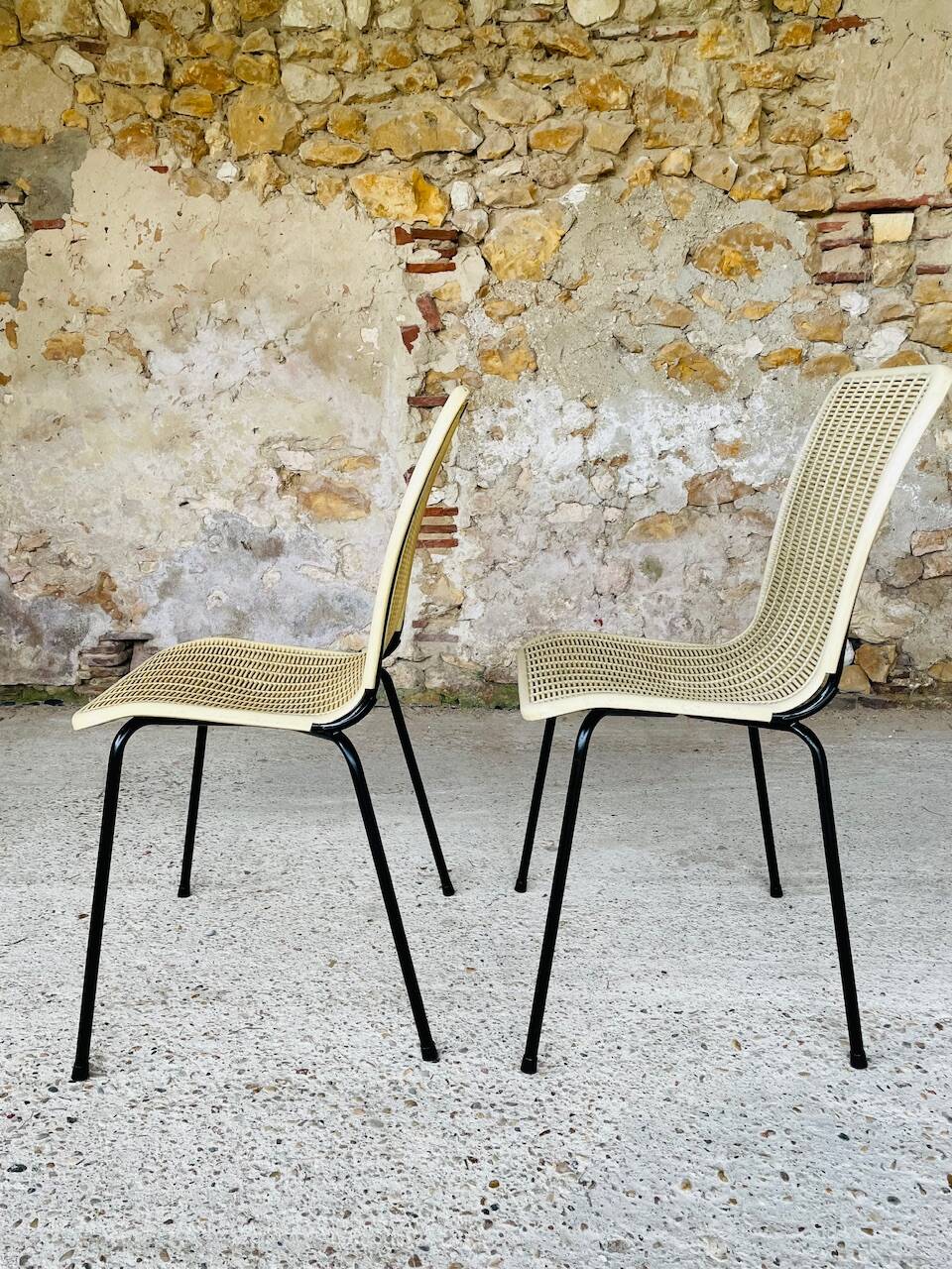 Pair of vintage garden chairs by Fantasia, circa 1950s