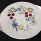 Grunstadt Keramik vintage 60s polychrome pie dish