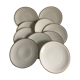 10 dessert plates - Limoges Chastagner porcelain