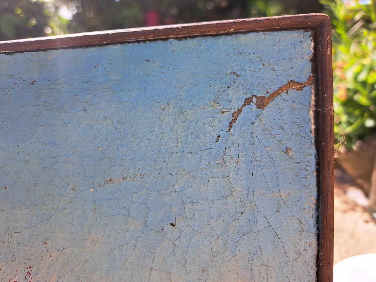 Old beach painting Perros Guirec 1952