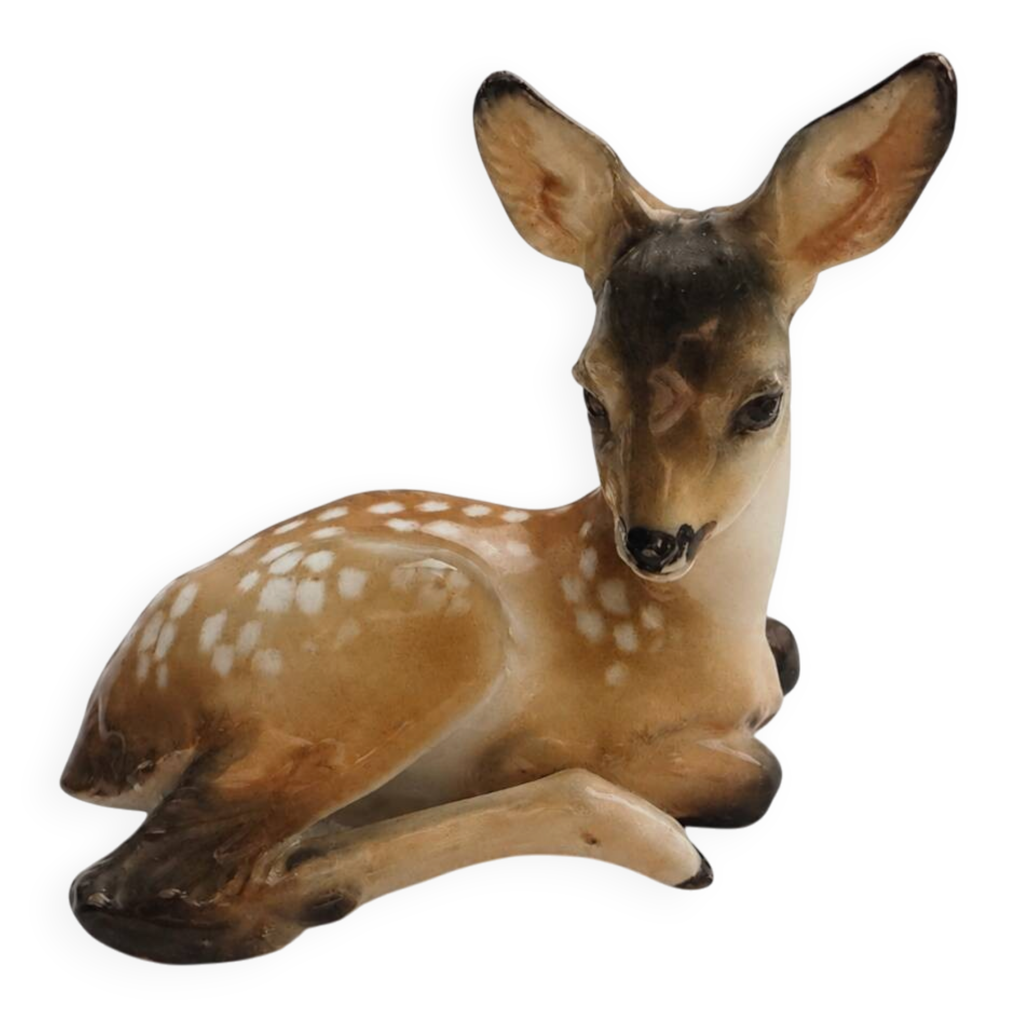 Porcelain deer figurine by Rosenthal from the 1930s.