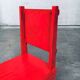 De Stijl Movement Design Red Chair attributed to Jan Wils, Netherlands, 1920s