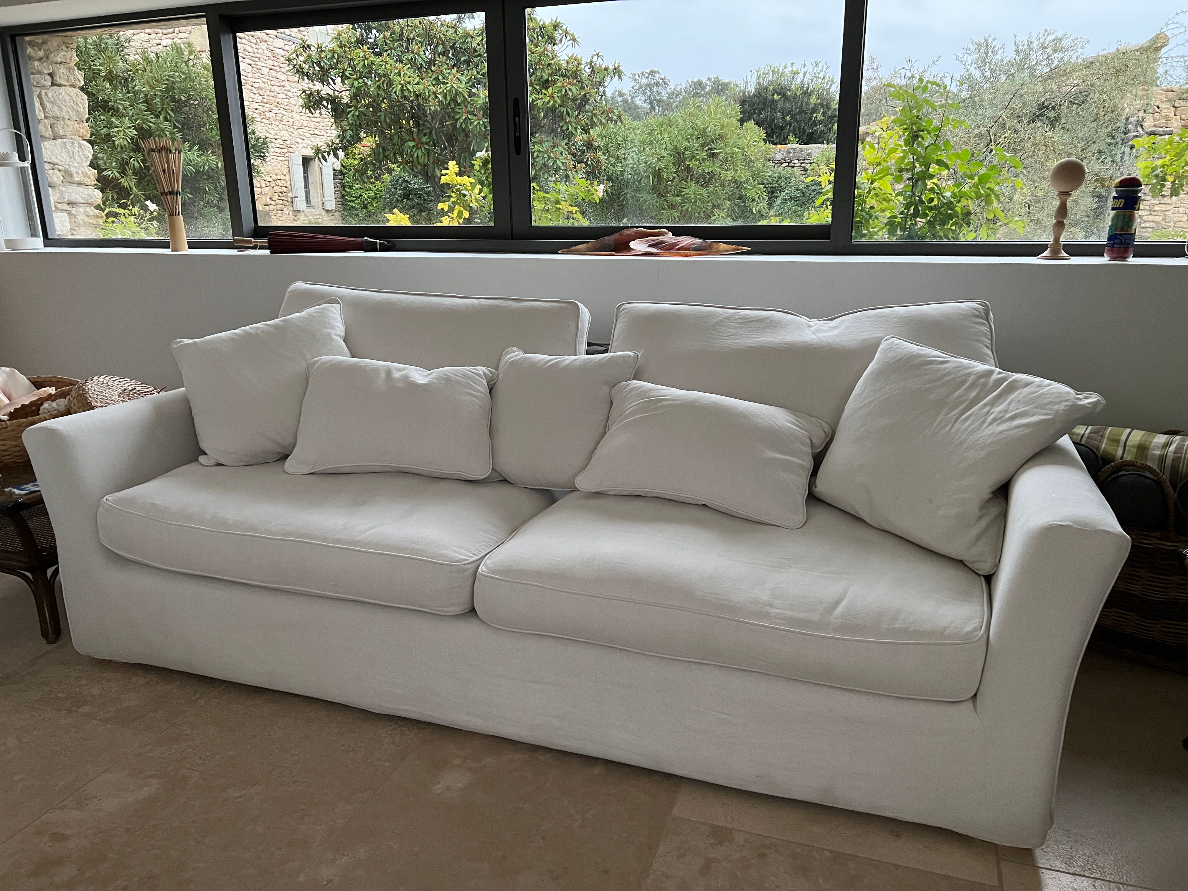 Sofa 3 places convertible