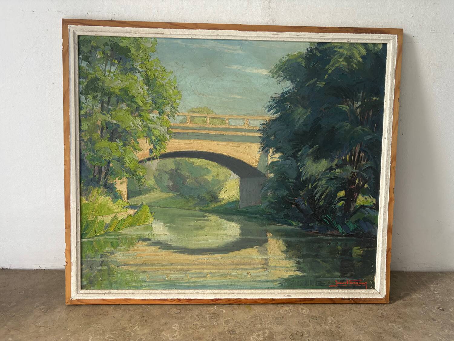 Paysage de pont du XXEME siècle