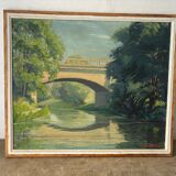 Paysage de pont du XXEME siècle