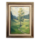 Painting "The Tree in the Valley", oil on panel, signed, 1936