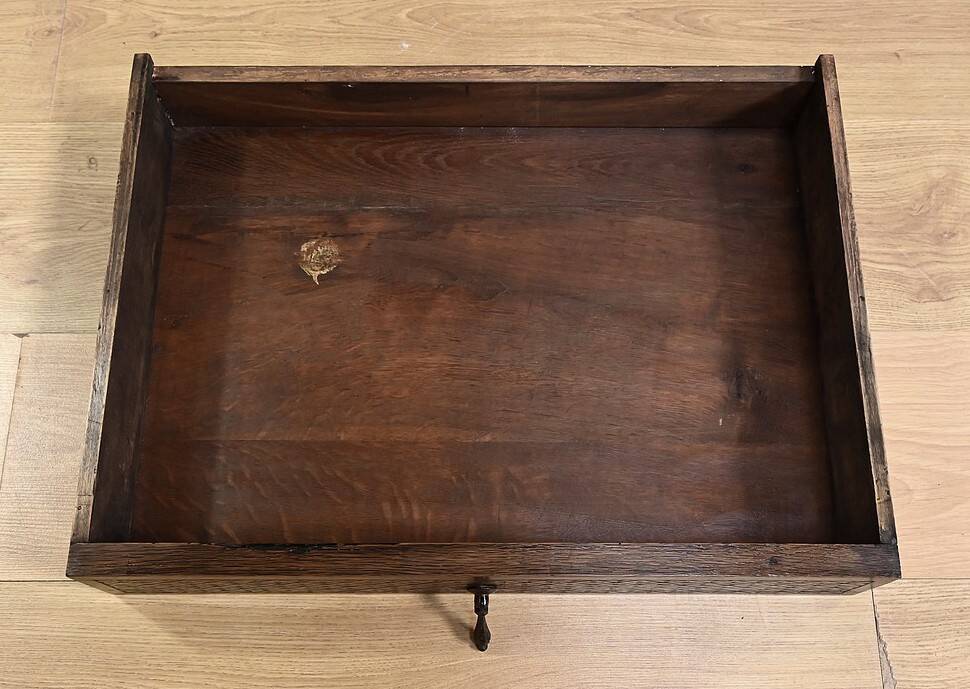 Small Oak Desk Table, Louis XIII Style – Mid-19th Century