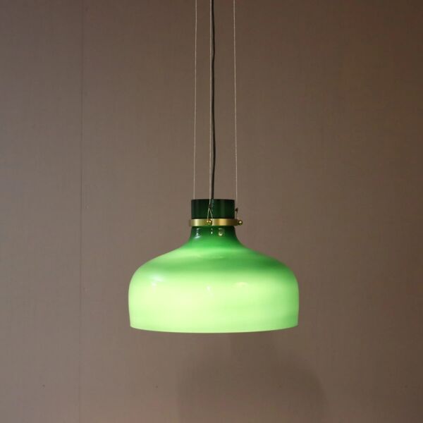 Lampe suspendue des années 1960 par Holmegaard, Danemark