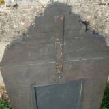 Miroir en cuivre repoussé ancien époque Napoléon III