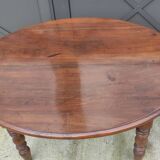 Old louis philippe oval coffee table 1 drawer