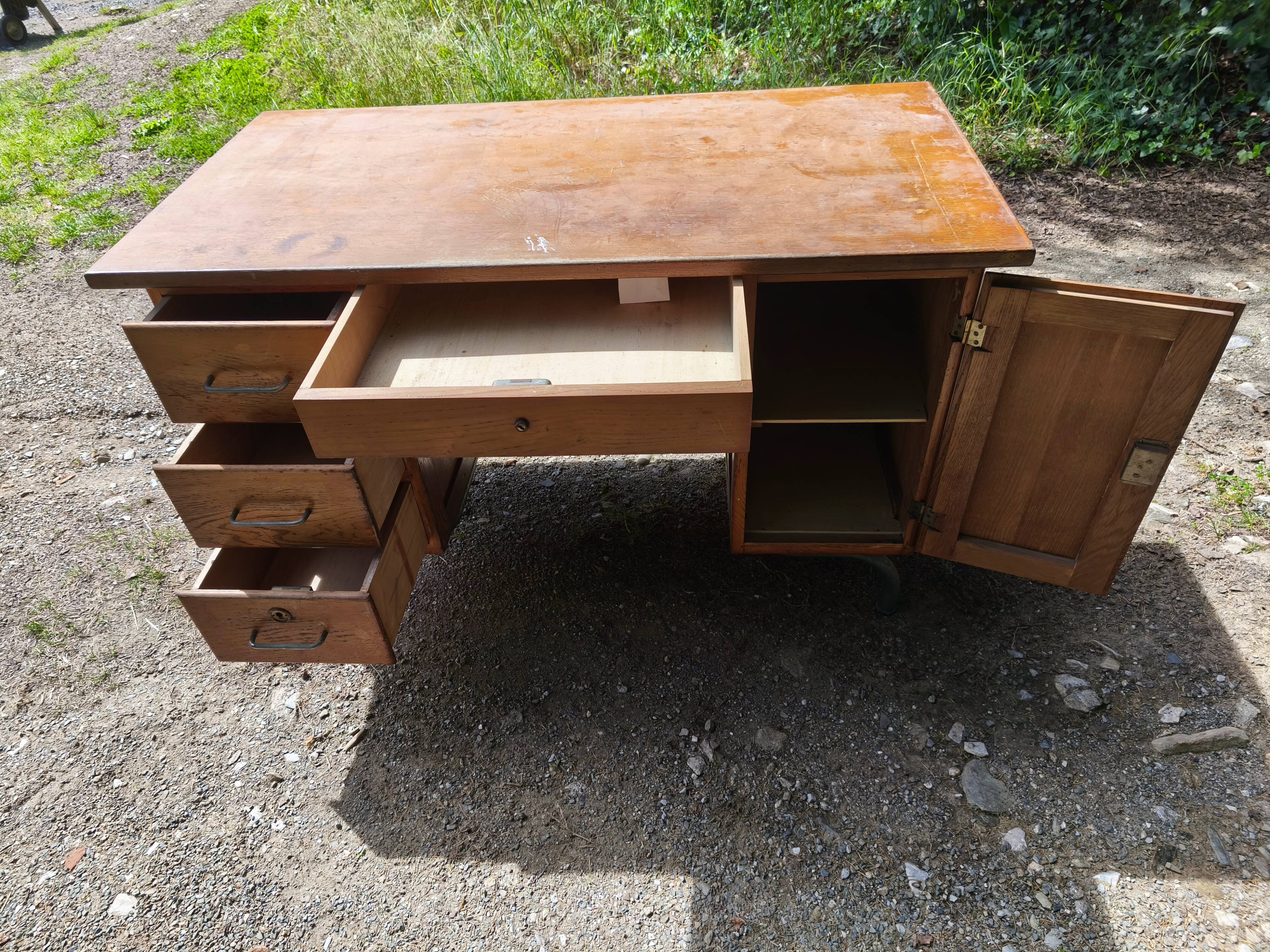 Vintage teacher's desk