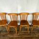 Wooden chairs bistrot