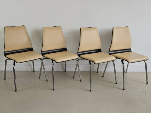 4 chaises de salle à manger Pagholz de Sedus Stoll