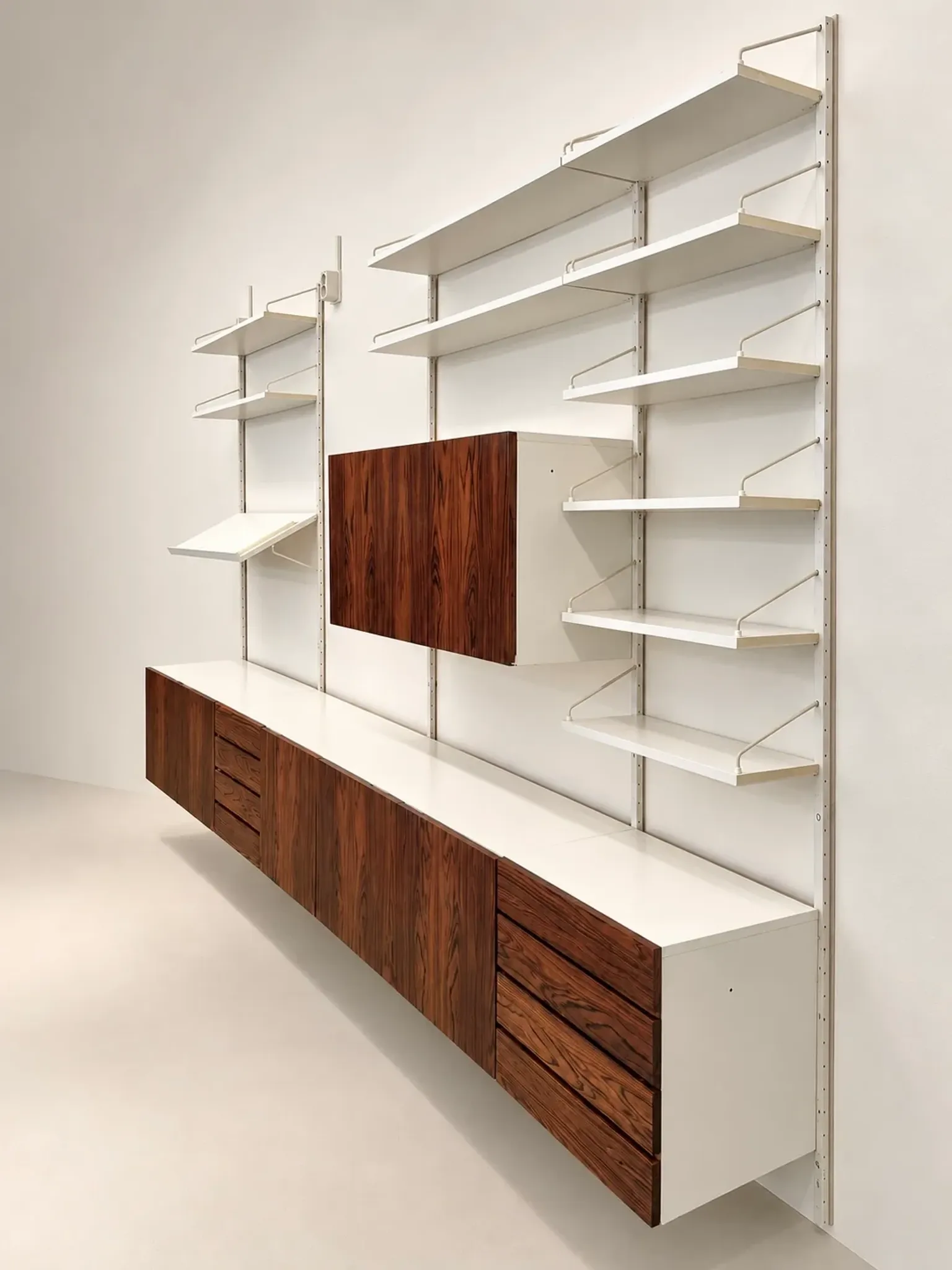 Rosewood modular wall unit, 1960s