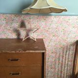 Rattan flower hanging lamp