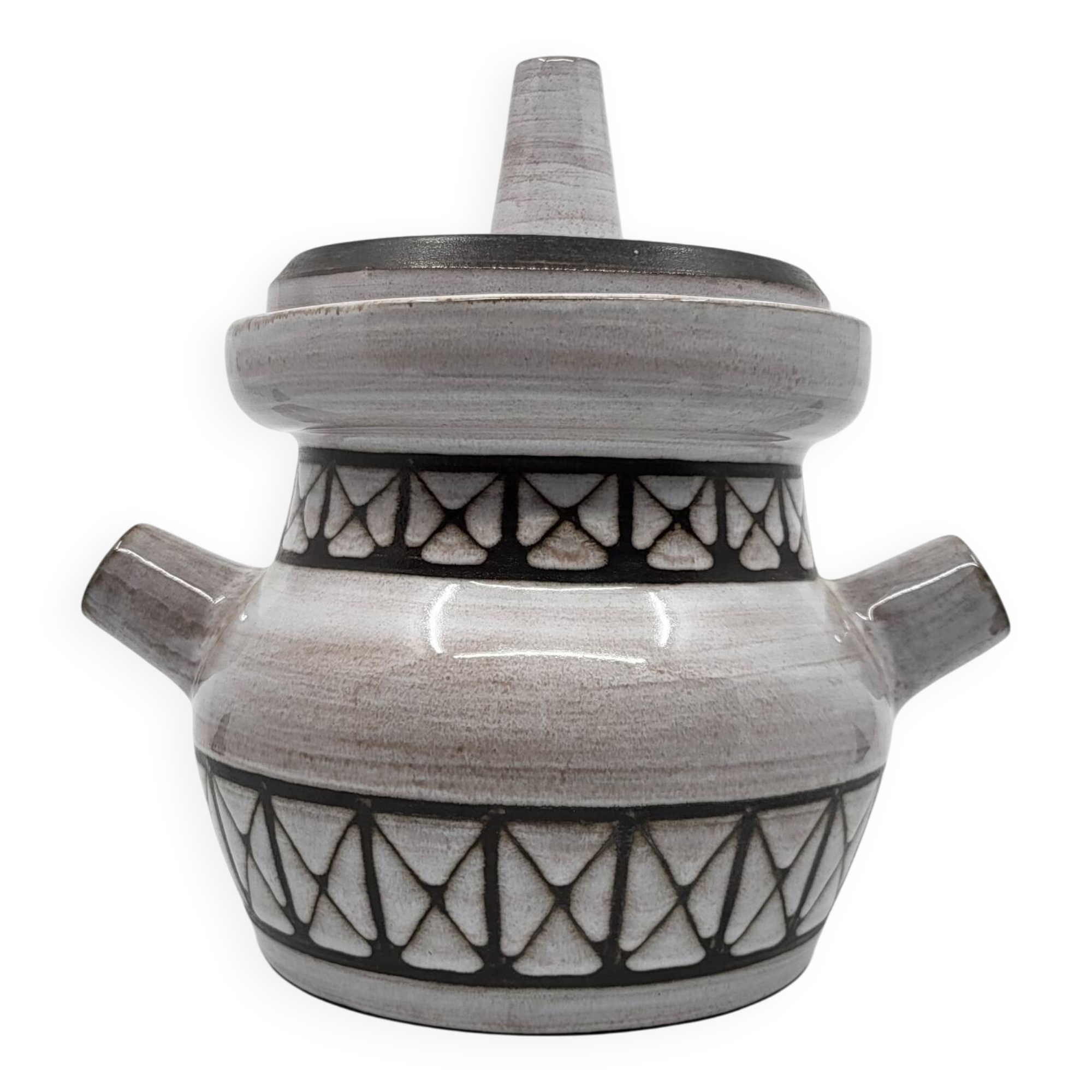 Soupière Emille Masson en Grès émaillé France Design 1950