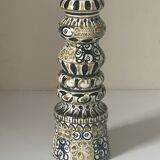 Large André Hourellou Quimper vintage candle holder