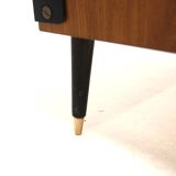Commode-bibliothèque en teck, Suède, 1950