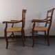 Pair of Armchairs in Cherry Wood